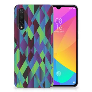 Xiaomi Mi 9 Lite TPU Hoesje Abstract Green Blue