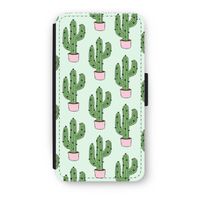 Cactus Lover: iPhone X Flip Hoesje - thumbnail