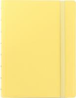 Filofax notitieboek Classic Pastels A5 kunstleer geel