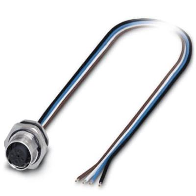 Phoenix Contact 1556621 Sensor/actuator inbouwconnector M12 Aantal polen (sensoren): 4 Bus, inbouw 0.50 m 1 stuk(s)
