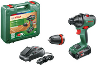 Bosch Groen Advanced Drill 18 Accu Schroefboormachine | 2 standen | 18V | 2,5 Ah accu + lader | In transportkoffer - 06039B5005 - thumbnail