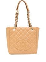 CHANEL Pre-Owned sac Petite Shopping Tote (2003) - Marron