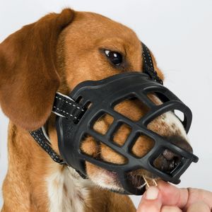 TRIXIE MUILKORF MUZZLE FLEX SILICONE ZWART XL 37X39 CM