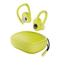 Skullcandy Push Ultra True Wireless Sport Hoofdtelefoon met Bluetooth-technologie, zweet- en waterbestendig (IP67), in totaal 40 uur batterijduur, elektrisch geel