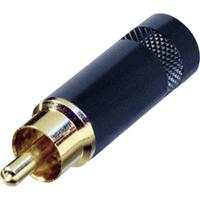 Rean AV NYS352BG Cinch-connector Stekker, recht Aantal polen: 2 Zwart 1 stuk(s) - thumbnail