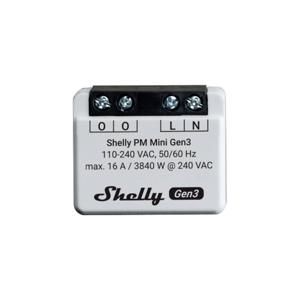 Shelly Plus PM Mini Gen. 3 Draadloze schakelaar WiFi, Bluetooth