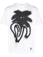 Palm Angels t-shirt à logo imprimé - Blanc