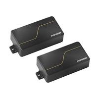Fishman Fluence Matt Heafy Custom Series 6-String Pickup Set, Zwart w/Goud Accent