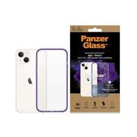 iPhone 13/14/15 PanzerGlass ClearCase Antibacterial Case - Purple / Clear