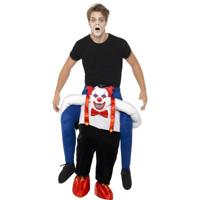 Horror clown instap kostuum - volwassenen - Halloween - verkleedkleding - pak - thumbnail