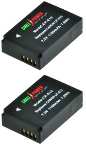 ChiliPower LP-E12 accu voor Canon - 1100mAh - 2-Pack