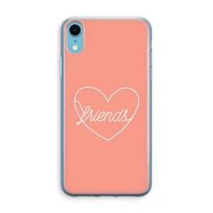 Friends heart: iPhone XR Transparant Hoesje