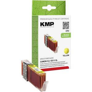 KMP Inktcartridge vervangt Canon CLI-551Y XL Compatibel Geel C93 1519,0009