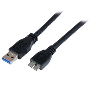 StarTech.com 1 m gecertificeerde SuperSpeed USB 3.0 A-naar-micro-B-kabel M/M