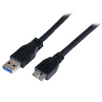 StarTech.com 1 m gecertificeerde SuperSpeed USB 3.0 A-naar-micro-B-kabel M/M - thumbnail