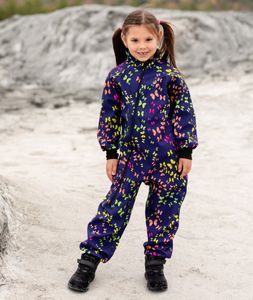 Waterproof Softshell Overall Comfy Colorful Butterflies Bodysuit