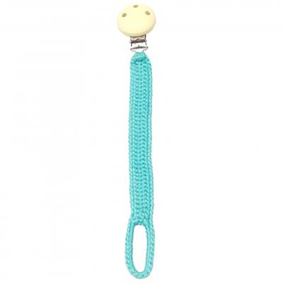 natureZOO fopspeenketting bamboestof 20 cm turquoise natureZOO fopspeenketting bamboestof 20 cm turquoise
