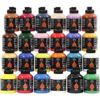 Pigment Art School, kleuren assorti, 24x500ml