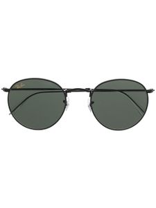 Ray-Ban lunettes de soleil teintées à monture ronde - Noir