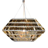 Terzani - Kika Q20S Hanglamp Wit / Goud