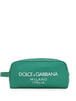 Dolce & Gabbana trousse de toilette Nero à logo imprimé - Vert