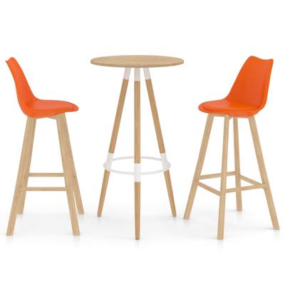 vidaXL 3-delige Barset oranje vidaXL 3-delige Barset oranje