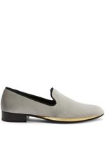 Giuseppe Zanotti mocassins Flash en velours - Gris