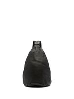 Discord Yohji Yamamoto sac à dos en cuir à logo embossé - Noir