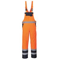 Portwest S489 Contrast Bib & Brace Lined