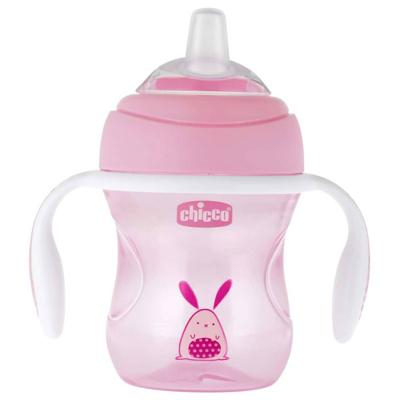 Chicco Drinkbeker Transition Cup Junior 200 Ml Siliconen Roze
