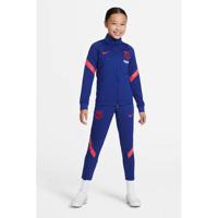 Nike Junior FC Barcelona trainingspak kobaltblauw/rood
