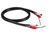 RCA: Phono Cable 1,50m - Zwart