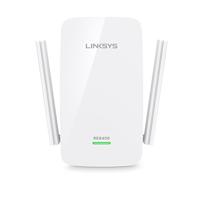 Linksys Re6400-Eu Ac1200 Boost Ex Wi-Fi Repeater, 750 Mbit/S, Dubbelband, Wit
