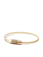 Le Gramme bracelet Cable en or 18ct serti de diamants