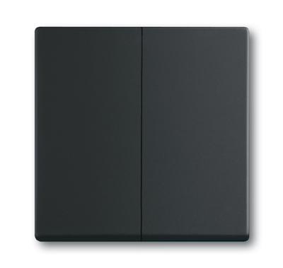 Busch-Jaeger 2CKA001751A3038 Serietoets Afdekking Diepzwart (RAL 9005), Zwart