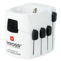 Skross PRO netstekker adapter Universeel Wit - thumbnail