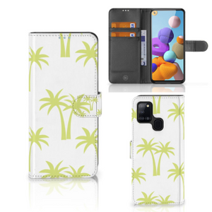 Samsung Galaxy A21s Hoesje Palmtrees