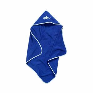 Playshoes badcape haai blauw Maat