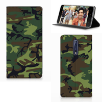 Nokia 8 Hoesje met Magneet Army Dark