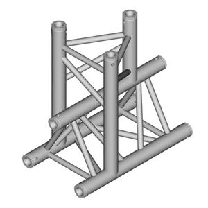 Duratruss DT 33/2-T38-T driehoek truss T-stuk apex down