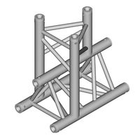 Duratruss DT 33/2-T38-T driehoek truss T-stuk apex down