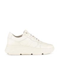 PS Poelman Yola leren chunky sneakers lichtbeige