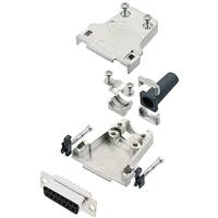 TRU COMPONENTS TCDTZF15DBSK 7708912 D-SUB stekkerset 180 ° aantal polen: 15 soldeerkelk 1 st.