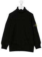 Stone Island Junior pull à col roulé - Noir - thumbnail