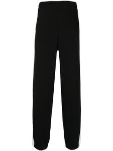 Dunhill pantalon à bandes contrastantes - Noir