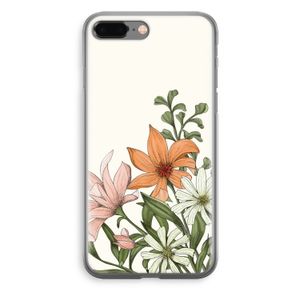 Floral bouquet: iPhone 8 Plus Transparant Hoesje