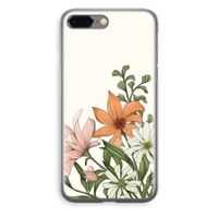 Floral bouquet: iPhone 8 Plus Transparant Hoesje - thumbnail