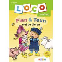 Zwijsen Loco Bambino Oefenboekje Fien en Teun met de Dieren