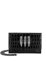 Philipp Plein sac porté épaule à applique tête de mort - Noir - thumbnail