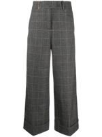 Peserico pantalon ample à carreaux - Gris